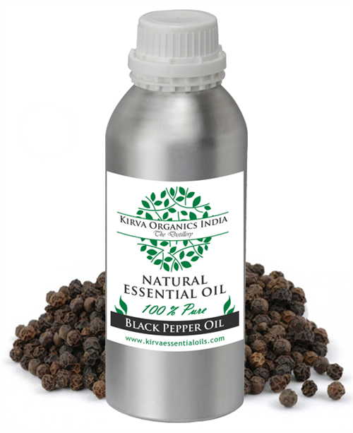 BLACK PEPPER OIL(BUY ONLINE) - Kirva Organics India