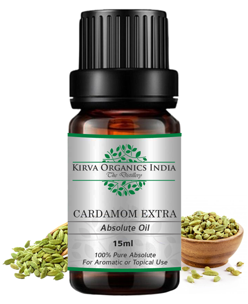 CARDAMOM EXTRA ABSOLUTE OIL(BUY ONLINE) - Kirva Organics India
